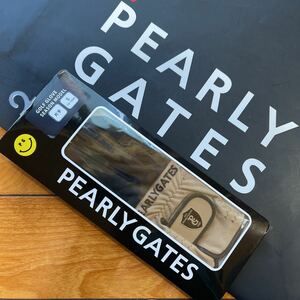 送料無料PEARLY GATESパーリーゲイツ合成皮革グローブ(左手用)全天候型耐久SOFTグリップ力PGエンブレムタブ Black(超お買得19-20cm)新品