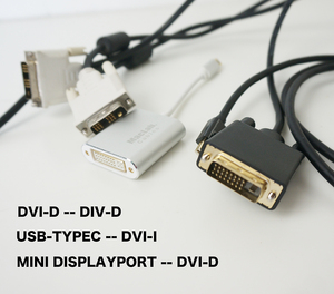 DisplayPort ディスプレイポート ケーブル MacLab DVI-Dケーブルなど