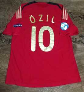 [値下げ交渉] ユーロ09 U-21 ドイツ代表 エジル 選手用 adidas 検)UEFA EURO SWEDEN GERMANY PLAYER SHIRT OZIL ARSENAL REAL MADRID Y2K