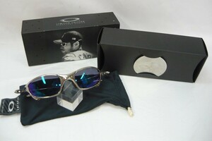 1000円スタート サングラス OAKLEY オークリー ジュリエット イチローモデル #51 シグネチャー ブルー系レンズ 付属品有 SHK Z10008