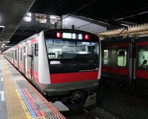 ◆[1-4029]鉄道写真:JR E233系(京葉線)◆2Lサイズ