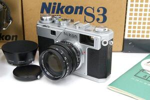 訳有品｜ニコン S3 2000年記念モデル NIKKOR-S 50mm F1.4レンズ付 γA6069-2K4-ψ