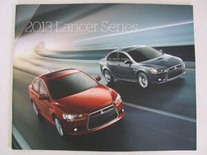 三菱ランサーRALLIART　2013-2014年モデルUSAカタログ