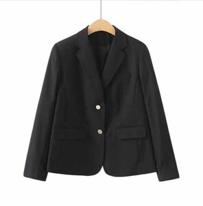 学生服風 ブレザー コスプレ衣装 ジャケット 制服 大きいサイズあり M ブラック