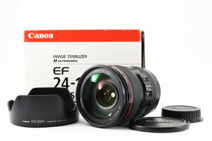 【美品 元箱付き】Canon キャノン EF 24-105mm F4 L IS USM 【動作確認済み】#284