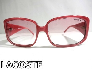 X4D038■本物■ ラコステ LACOSTE 日本製 ピンク&ドット柄 サングラス メガネ 眼鏡 メガネフレーム