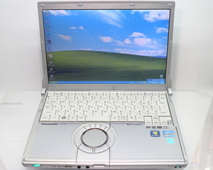 Panasonic Let’s note S10 CF-S10CU9DS/累積使用時間10510H/Core i5-2520M/4GBメモリ/HDD320GB/DVD/WWAN/12.1TFT/WindowsXP Pro SP3 #0318