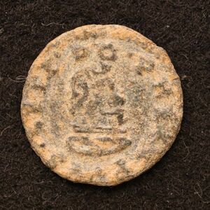 スペイン フェリペ4世時代 2マラベディ?銅貨（1621-1665）[E4041]コイン