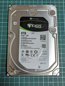 [動作確認済み] Seagate Exos 8TB HDD 7200 RPM 256MBキャッシュ SATA 6Gb/s インターフェース 3.5インチ内蔵 ST8000NM0055