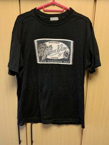 正規 20AW DIOR ディオール KIM JONES キムジョーンズ Mon.Dior ATELIER アトリエ パッチ クルーネック Tシャツ 黒 S 013J608A0600