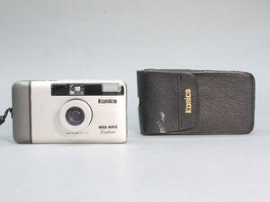 【03】コニカ BiG mini Rhodium BM-301 ビッグ ミニ ロジウム コンパクト フィルム カメラ コニカ Konica 