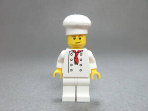 LEGO★I 正規品 コック 料理長 料理人 店員 ミニフィグ 同梱可能 レゴ シティ レストラン キッチン 店 食べ物 厨房 学校