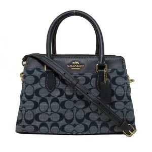 コーチ ハンドバッグ COACH シグネチャー シャンブレーデニム ミニ ダーシー 2WAY キャリーオール 斜め掛け CH859 IMDEI レディース 