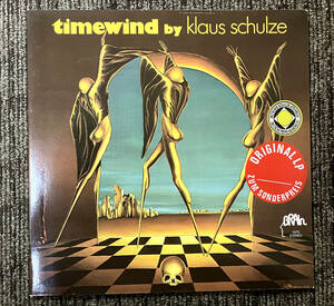★ジャーマン・ロック名盤!!【Klaus Schulze クラウス・シュルツェ】1975年5thアルバム『Timewind』アナログ盤WジャケLP・中古