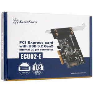 SILVERSTONE インターフェイスカード SST-ECU02-E [USB3.2 Gen2] [管理:1000019866]