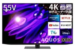 シャープ 55V型 有機EL AQUOS OLED 4T-C55EQ1 4K