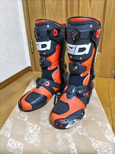 【中古美品】SIDI REX シディ　レックス　GPライダーも愛用する最高峰モデル　オートバイ用レーシングブーツ サイズ:42（26.5cm）