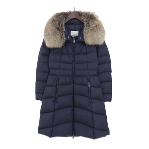 モンクレール HIRONDELLE イロンデール ダウンコート 49345 20 54155 レディース ネイビー MONCLER 中古 【アパレル・小物】