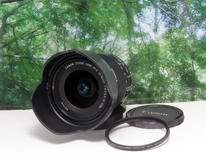 ☆手ぶれ補正するめちゃ軽い超広角レンズ♪canon EF-S10-18mm IS STM♪レンズフード付きで気分はプロカメラマン☆