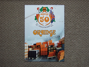 【カタログのみ】ORANGE 50 1968-2018 VOICE OF THE WORLD 検 アンプ AD TH OR CRUSH PRO CABINET TERROR ROCKERVERB DUAL DARK オレンジ