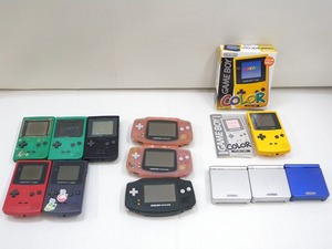 C5662★ゲームボーイシリーズ本体のみ一式セット GB/SP/GBC/GBA ※状態未チェック 現状渡し【ジャンク】