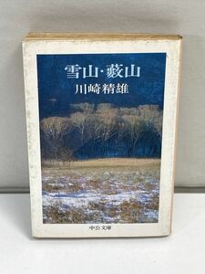 雪山・藪山 川崎精雄　中公文庫　1980年 昭和55年【H72924】