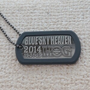 【希少】未使用、自宅保管☆BLUE SKY HEAVEN 2014 05.24-25 HOGドッグタグ