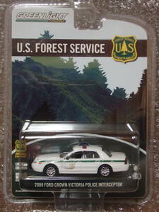 1/64 グリーンライト GREENLIHGT U.S.FOREST SERVICE 2008 FORD CROWN VICTORIA POLICE INTERCEPTOR 未開封品