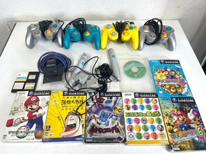 E350　任天堂　Nintendo　ゲームキューブ　GAME CUBE　コントローラー　ソフト　メモリーカード　大量　まとめ売り　マリオ　他