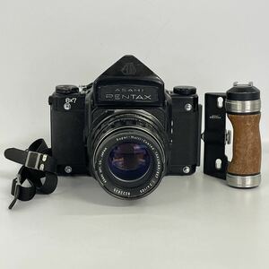 【3T71】1円スタート ASAHI PENTAX 6x7 レンズ Super-Multi-Coated TAKUMAR/6x7 1:2.4/105 アサヒ ペンタックス 中判カメラ フィルムカメラ