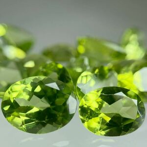 ［天然ペリドットおまとめ］ A 50ct 裸石 宝石 peridot jewelry ジュエリー ルース　①