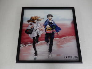 RADIO EVA EVANGELION Acrylic Art β/シンジ＆アスカ 　アクリルアート　EVANGELION Millennials　箱なし