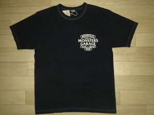 未使用 THE FLAT HEAD THCシリーズ 半袖Tee MONSTERS GARAGE BLACK 40