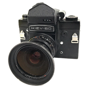 1円 Kiev-60 Carl Zeiss Jena DDR MC Flektogon 4/50 中判カメラ フィルムカメラ マニュアルフォーカス