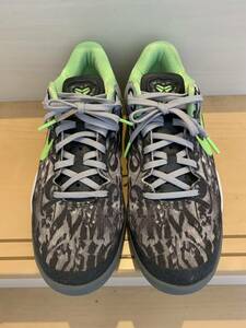 ☆ナイキ ズームコービー8システム NIKE ZOOM KOBE 8 SYSTEM US5Y 23.5cm 2013年 ELECTRIC GREEN エレクトリックグリーン