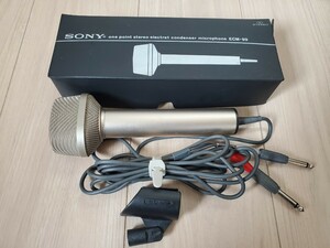 SONY ECM-99 ステレオマイク　レア　ジャンク　デンスケ