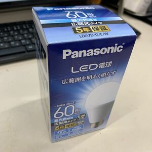 N6541【未使用】Panasonic LED電球　60形　LDA7D-G
