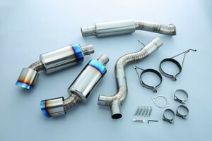 【TOMEI/東名】 Ti RACING チタニウムマフラー Ti RACING TITANIUM MUFFLER for Z33/350Z [441004]