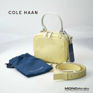 コールハーン COLE HAAN ミニボストンバッグ クロスボディバッグ 2WAY ゴールデンヘーズ 美品　