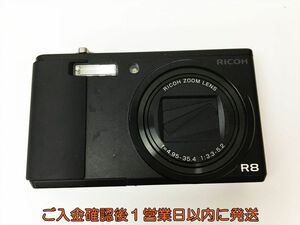 【1円】RICOH R8 コンパクトデジタルカメラ ブラック 本体/バッテリー セット 未検品ジャンク リコー J03-119rm/F3