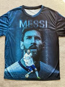 【未使用品】 MESSI #10 リオネル・メッシ　サッカー アルゼンチン代表　シャツ ユニフォーム Tシャツ 新品　ワールドカップ　フットサル
