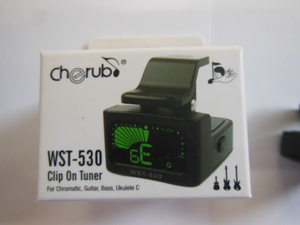 新品 Cherub WST-530 ギター/ベース用クリップチューナー