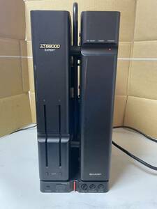 N1291/【希少】通電○ SHARP X68000 Expert CZ-603C-BK パーソナルコンピュータ シャープ 昭和レトロ ヴィンテージ