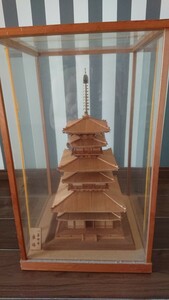 1/75 薬師寺 東塔 木造模型 ウッディジョー