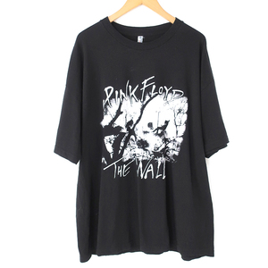 US輸入メキシコ製 PINK FLOYD ピンクフロイド Tシャツ THE WALL 黒(2XL) ロックT/音楽系 AAA