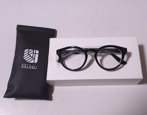 リク Riku ウインズ 度付き 眼鏡 メガネ DA2-1 ブラック 度数 −1.25
