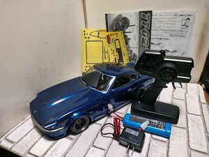 ABCホビー湾岸フェアレディzボディ、タミヤTT02シャーシドリフトタイヤ　2.4Gフルセット　通電ライトアップ写真あり