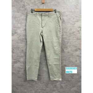 BANANA REPUBLIC MASON CHINO チノパンツ ライトグレー ジップフライ 33×30 実寸W34in CA17897 USA S220323-H675