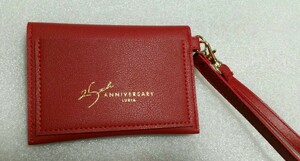 新品 未使用 セイコー ルキア 25周年キャンペーン ルキアオリジナル レッド 赤 カードケース付き小物入れ 非売品 SEIKO LUKIA ノベルティ