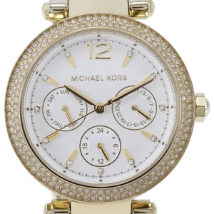 Michael Kors マイケルコース MK-5780 腕時計 SS クオーツ アナログ表示 レディース 白文字盤【I120224030】中古